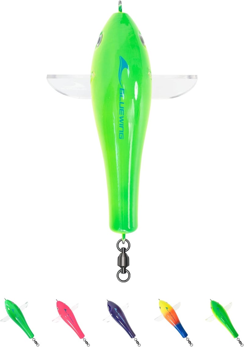 BLUEWING Deluxe Trolling Birds 650lbs Through Wire Bird Fishing Teaser 7.28in Trolling Lure for Tuna Marlin Mahi Mahi, Port/Starboard/Center, Only for Making Spreader Bars - Image 1